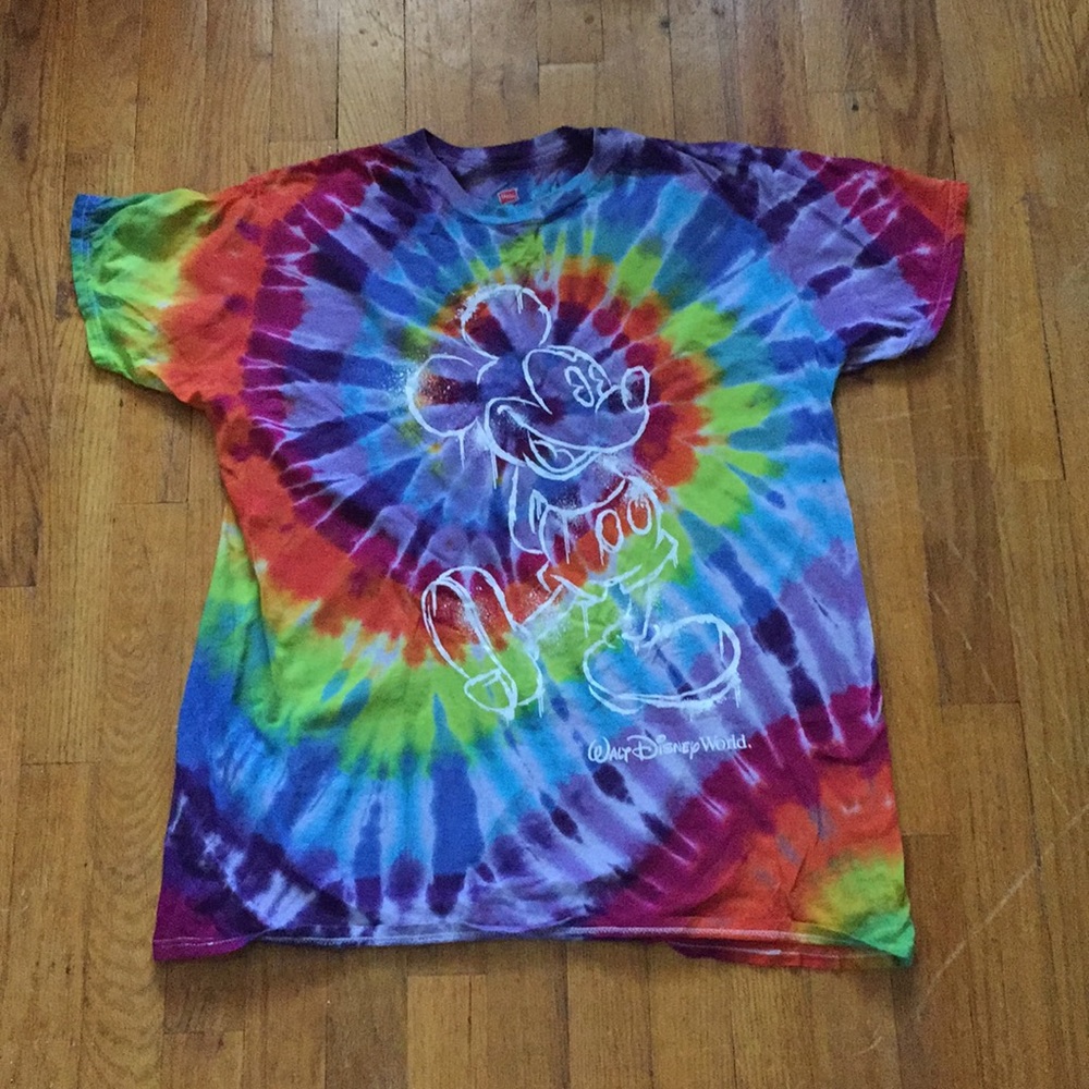 Mickey Mouse Walt Disney Tie Dye Shirt